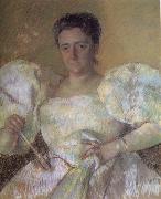 Mary Cassatt Portrait of the lady oil painting artist